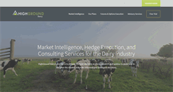 Desktop Screenshot of highgrounddairy.com